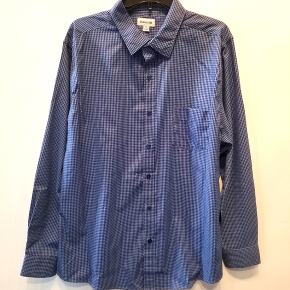 Haggar | Shirts | Haggar Mens New Blue 